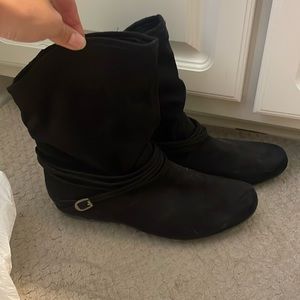 Black Booties Size 10